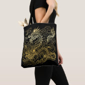Tote Bag Dragons chinois (De près)
