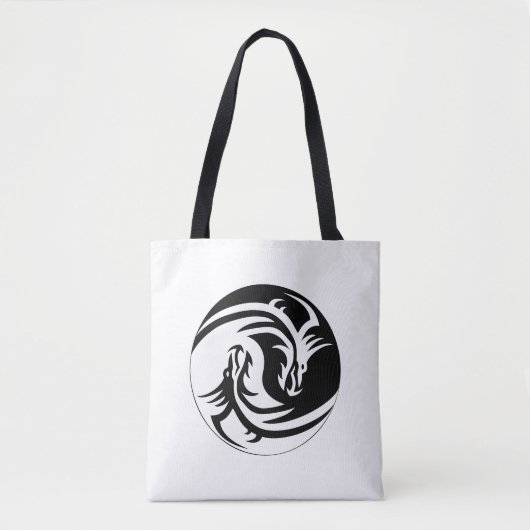 Tote Bag Dragons en duel (Devant)