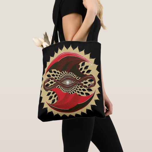 Tote Bag Dragons enchaînés (De près)