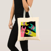 Tote Bag Drama Llama Camélid coloré (Devant (produit))