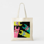 Tote Bag Drama Llama Camélid coloré (Dos)