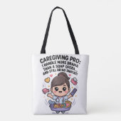 Tote Bag Drame de soap opera drôle pour les professionnels (Dos)