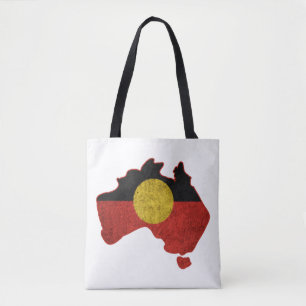 Tote Bag Drapeau aborigène en détresse 