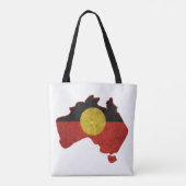 Tote Bag Drapeau aborigène en détresse (Dos)