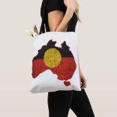 Tote Bag Drapeau aborigène en détresse (De près)