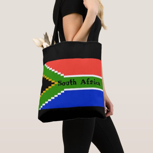 Tote Bag Drapeau Afrique du Sud (De près)