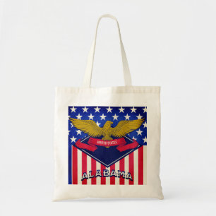 Tote Bag Drapeau Alabama USA