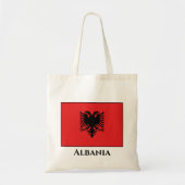 Tote Bag Drapeau albanais (Devant)