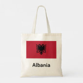 Tote Bag Drapeau Albanie (Dos)