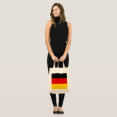 Tote Bag Drapeau allemand (Devant (modèle))