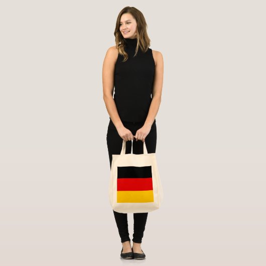 Tote Bag Drapeau allemand (Devant (modèle))