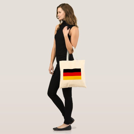 Tote Bag Drapeau allemand (Allemagne) (Devant (modèle))