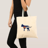Tote Bag Drapeau allemand Silhouette Colorado (Devant (produit))