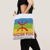 Tote Bag Drapeau Amazigh - Drapeau Amazigh Drapeau (De près)