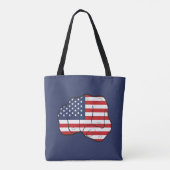 Tote Bag Drapeau américain (Dos)