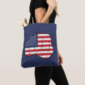 Tote Bag Drapeau américain (De près)