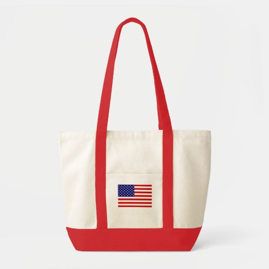 Tote Bag Drapeau américain (Devant)