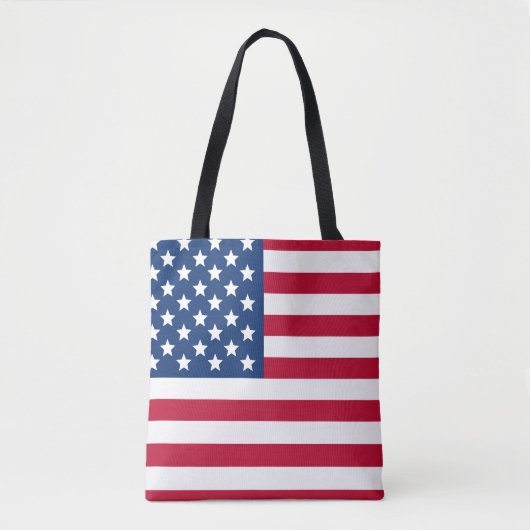 Tote Bag Drapeau américain (Devant)