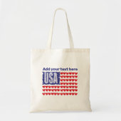 Tote Bag Drapeau américain (Devant)
