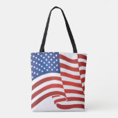Tote Bag Drapeau américain (Dos)