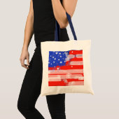 Tote Bag Drapeau américain (Devant (produit))