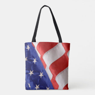 Tote Bag Drapeau Américain