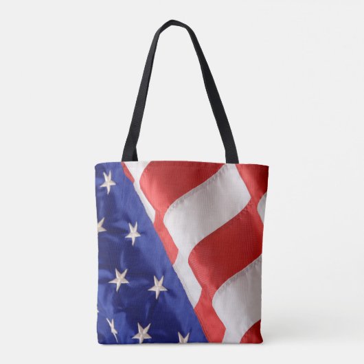 Tote Bag Drapeau Américain (Dos)