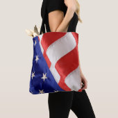 Tote Bag Drapeau Américain (De près)
