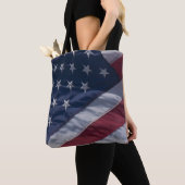 Tote Bag Drapeau américain (De près)