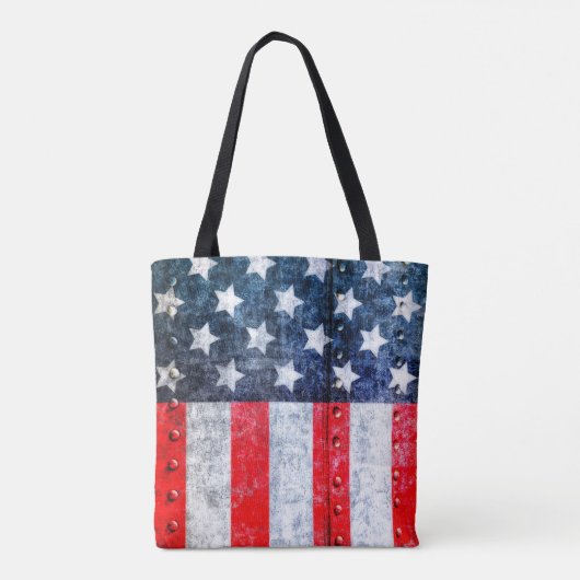 Tote Bag Drapeau américain (Dos)