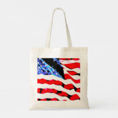Tote Bag Drapeau américain (Dos)