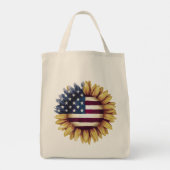 Tote Bag Drapeau américain (Dos)