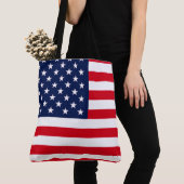 Tote Bag Drapeau américain (De près)