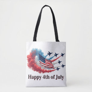 Tote Bag Drapeau américain, 4 juillet