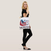 Tote Bag Drapeau américain, 4 juillet (Sur le modèle)
