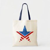 Tote Bag Drapeau américain 5 points Stars & Stripes (Devant)