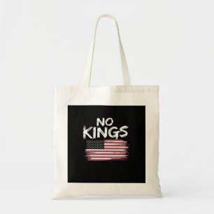 Tote Bag Drapeau Américain à l'Envers en Détresse No Kings
