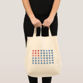 Tote Bag Drapeau américain affligé (Devant (produit))