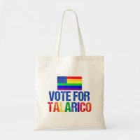 Drapeau américain arc-en-ciel Talarico Élection 20