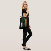 Tote Bag Drapeau américain avec Jour de la Saint Patrick Sh (Sur le modèle)