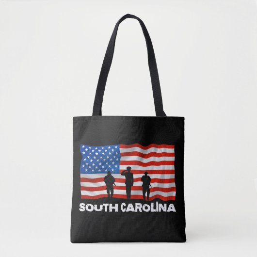Tote Bag Drapeau américain de Caroline du Sud (Devant)