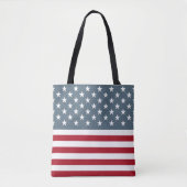 Tote Bag Drapeau américain étoiles et rayures patriotique (Devant)