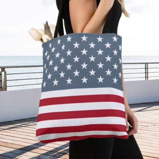 Tote Bag Drapeau américain étoiles et rayures patriotique