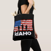 Tote Bag Drapeau américain Idaho (De près)