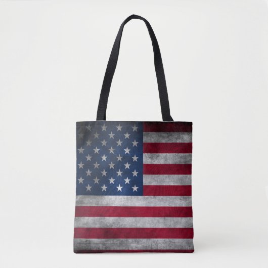 Tote Bag Drapeau américain patriotique (Devant)