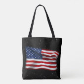 Tote Bag Drapeau américain patriotique États-Unis (Dos)