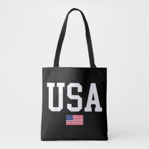 Tote Bag Drapeau Américain Patriotique Pour Hommes Femmes E