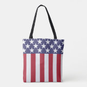 Tote Bag Drapeau américain Stars and Stripes (Dos)