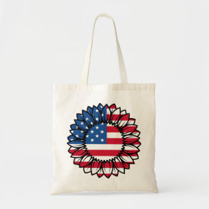 Tote Bag Drapeau américain Tournesol-32222