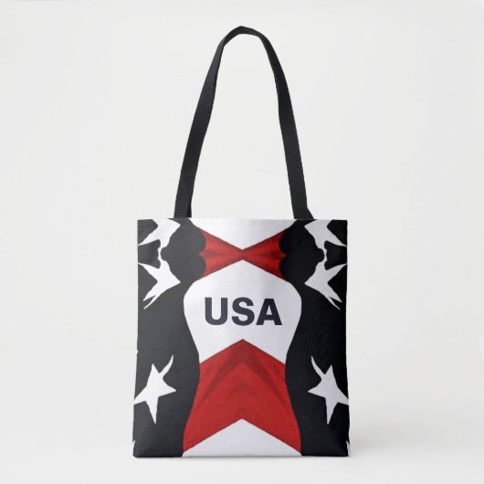 Tote Bag Drapeau américain USA (Devant)